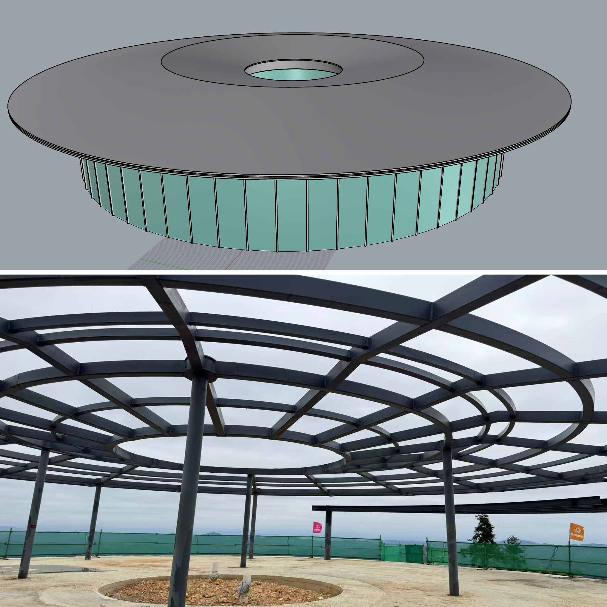 山頂酒店（帳篷酒店、會所及藝術中心）幕牆